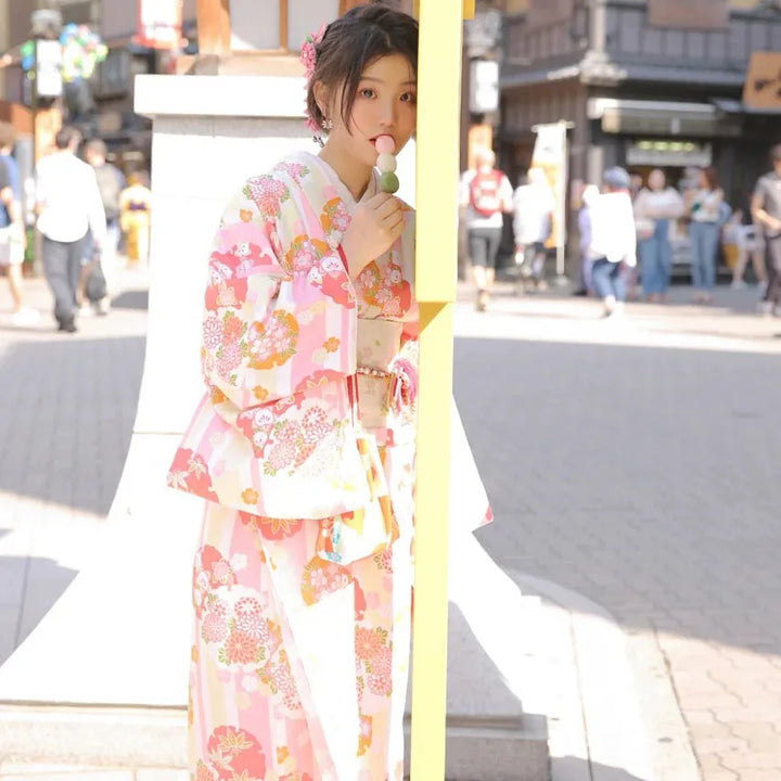 japanese women's cotton kimono robe