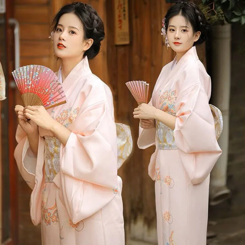 light pink kimono