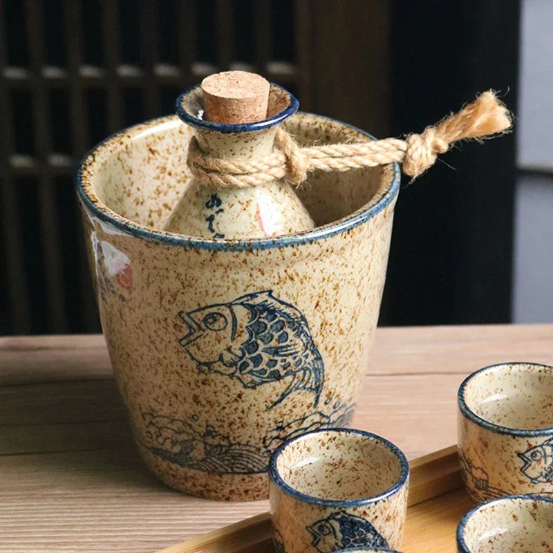 handmade sake set design