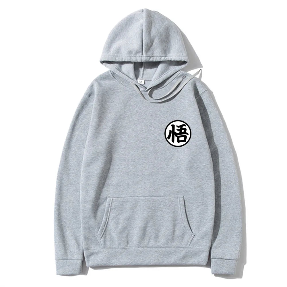 light grey japanese writing hoodie