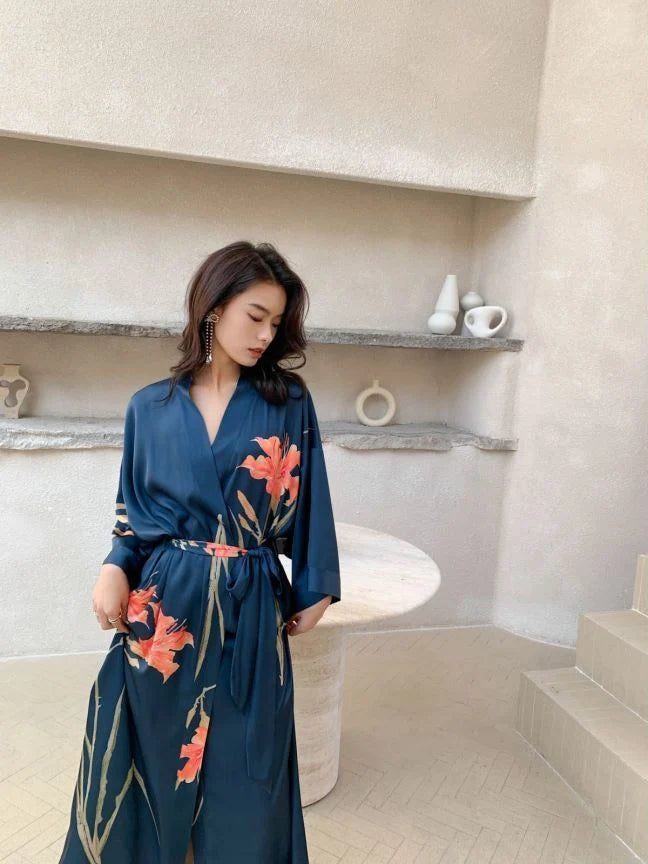 japanese weekend pajamas robe