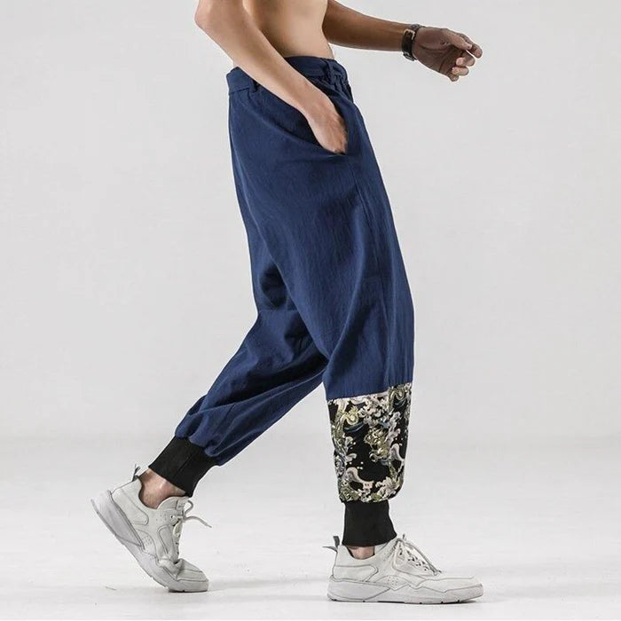blue-japanese-ankle-pants-style