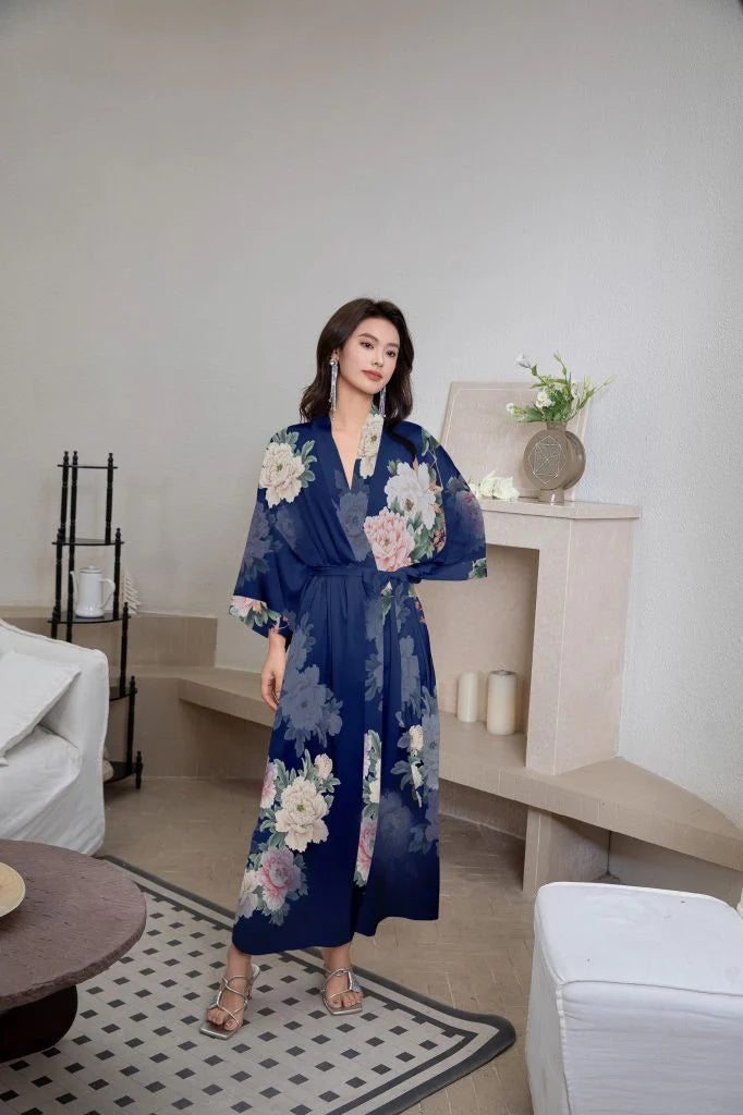 floral dressing gown japanese